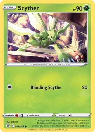 Scyther 004 189 common - -,
